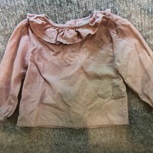 Kids Ruffled Pink Blouse